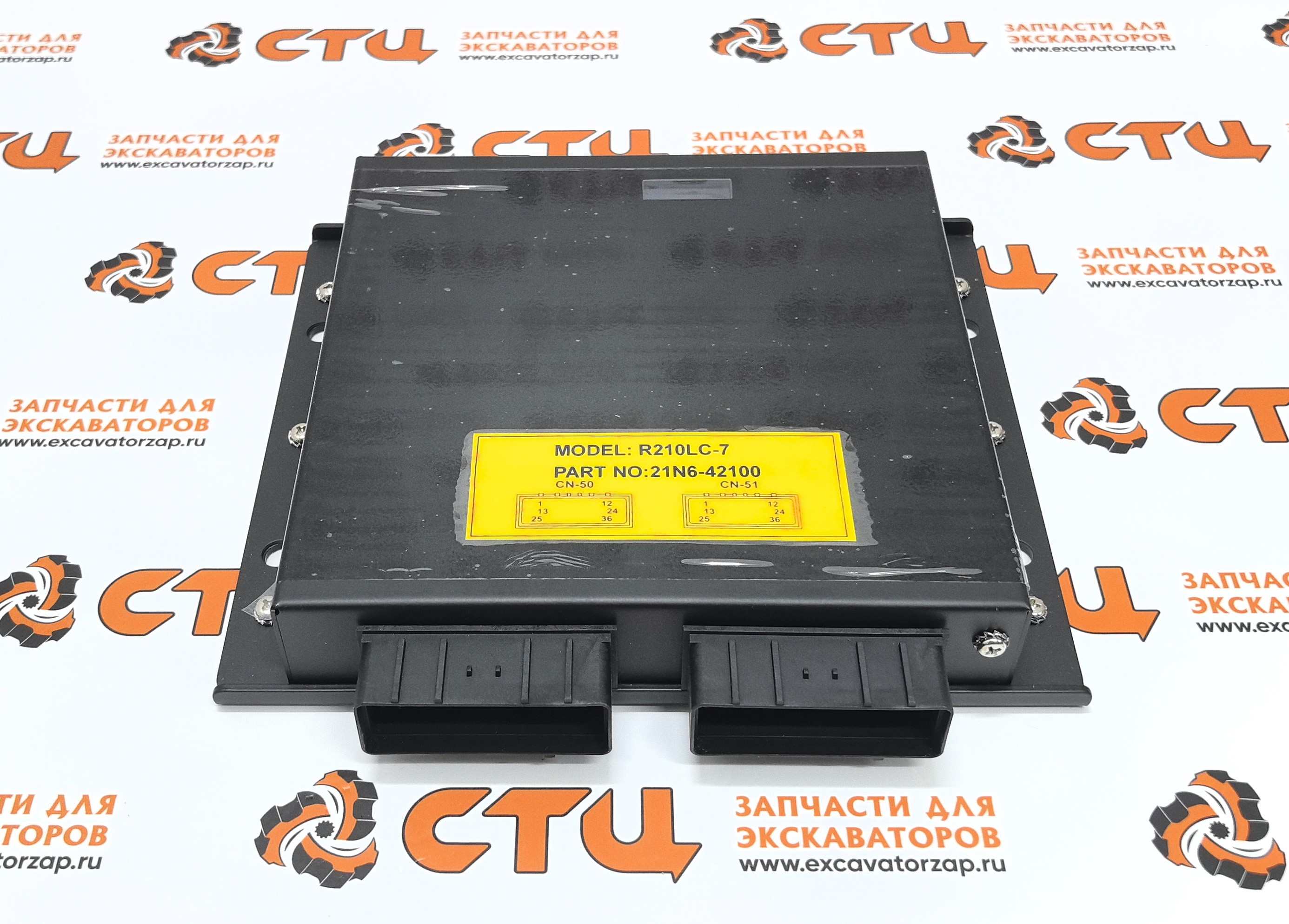 Контроллер 21N6-42101 (аналог, КНР) (ЭБУ, электронный блок управления, бортовой компьютер) экскаватора HYUNDAI R210LC7