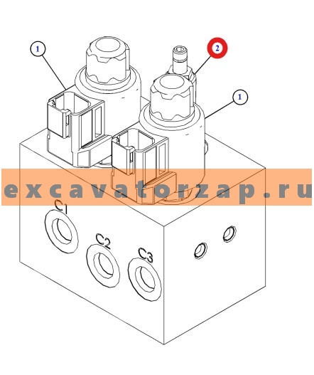 Запчасти для CAT 428/432/434/444